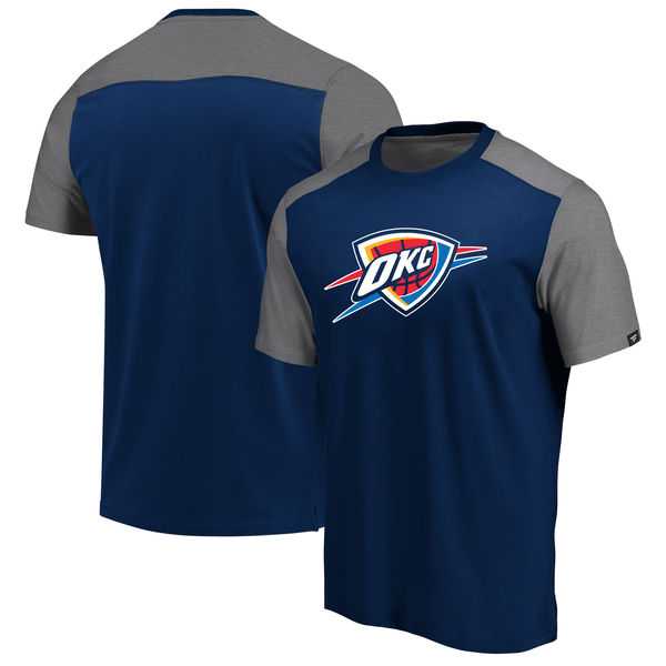Oklahoma City Thunder Fanatics Branded Iconic Blocked T-Shirt Navy,We sell and wholesale Oklahoma City Thunder Fanatics Branded Iconic Blocked T-Shirt Navy on line form chian!
